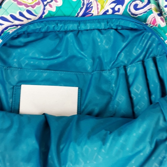 NWT Vera Bradley Essential Large Backpack Waikiki - Picture 4 of 7
